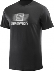 triko Salomon Blend logo SS M black - XXL