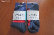 MOIRA ponožky CYKLO modro- červená  - (ilustrační foto)