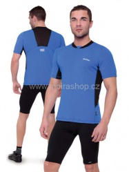 MOIRA Fresh Sport pánské triko krátký rukáv modrá černá