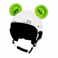 Crazy Uši ozdoba na helmu - MEDVÍDEK zelený