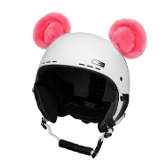 Crazy Uši ozdoba na helmu - Medvídek růžový