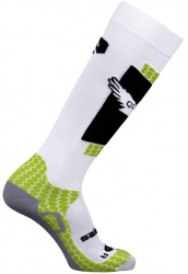 ponožky Salomon Quest white/green 11/12 - S/3,5-5