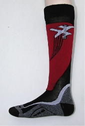 ponožky Salomon X Wing black/red - XL/10,5-12