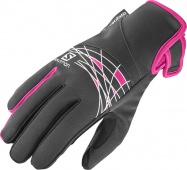 rukavice Salomon Thermo W black/pink 16/17